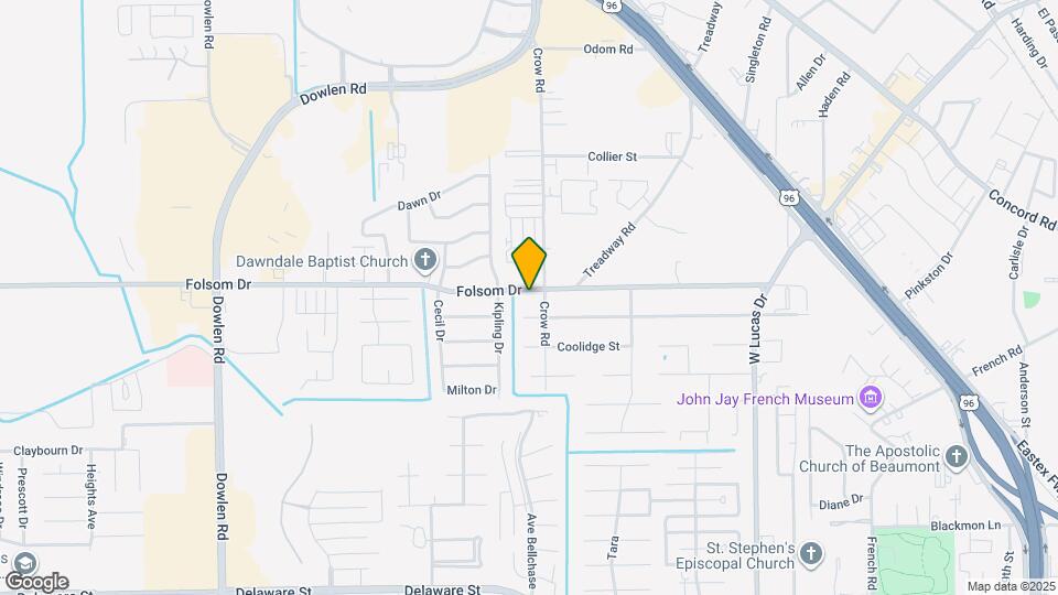 4865 Folsom Dr Map and Location Details