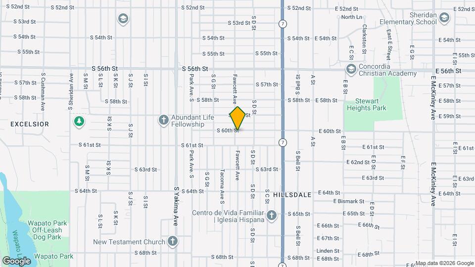 426 S 60th St, Unit B Map and Location Details