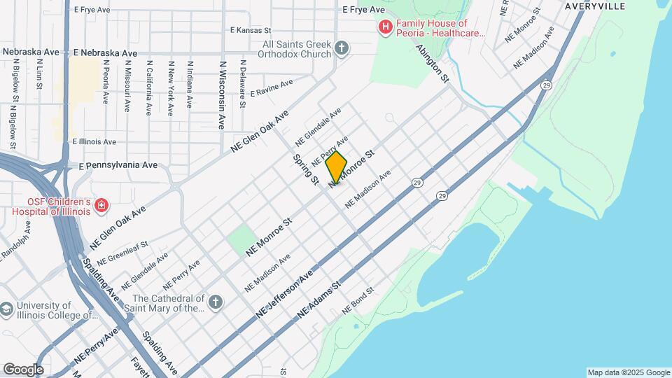 1310 NE Monroe St Map and Location Details