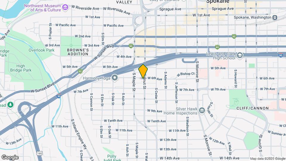 604 S Walnut St Map and Location Details