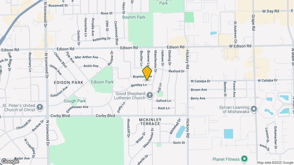 3215 Bentley Ln Map and Location Details
