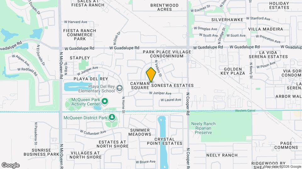 1036 W Olive Ave Map and Location Details