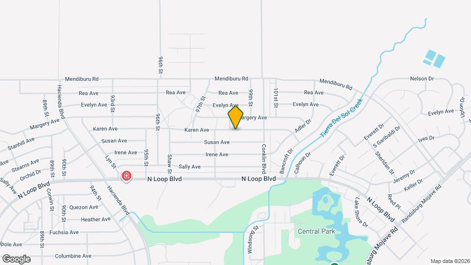 9848 Karen Ave Mapa y Detalles de la Ubicación