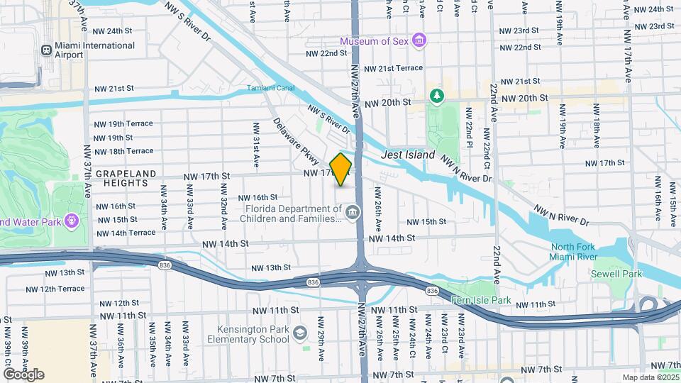 2754 NW 16th Terrace Map and Location Details