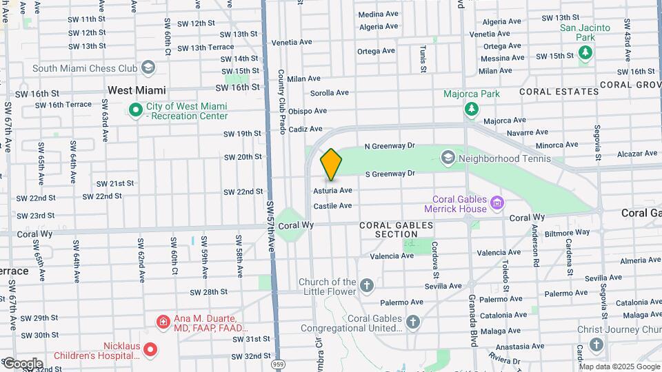 2121 N Greenway Dr Map and Location Details