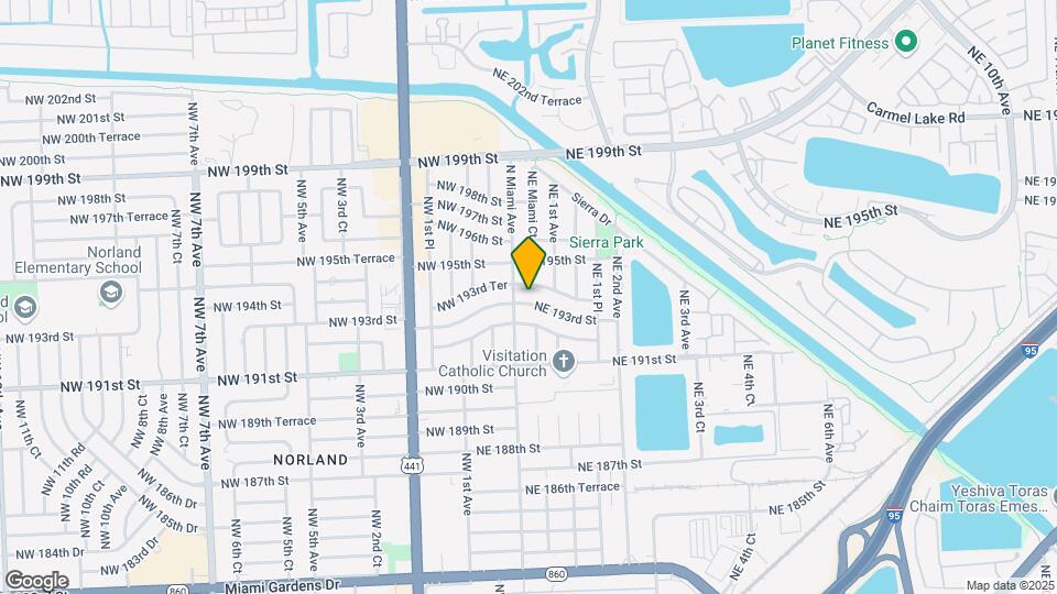 15 NE 193rd St Map and Location Details