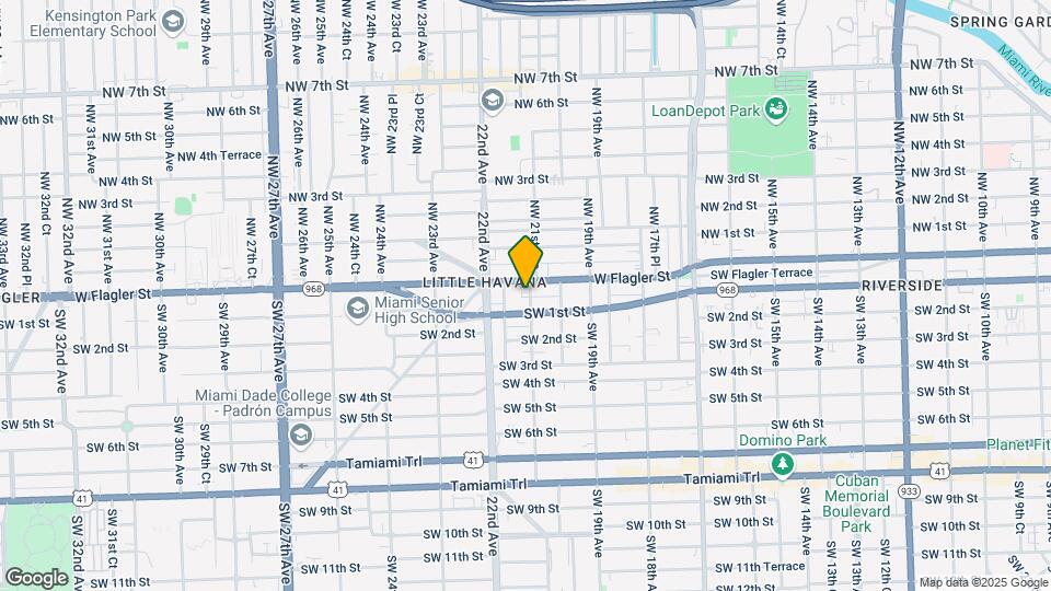 24 SW 21st Ave Map and Location Details