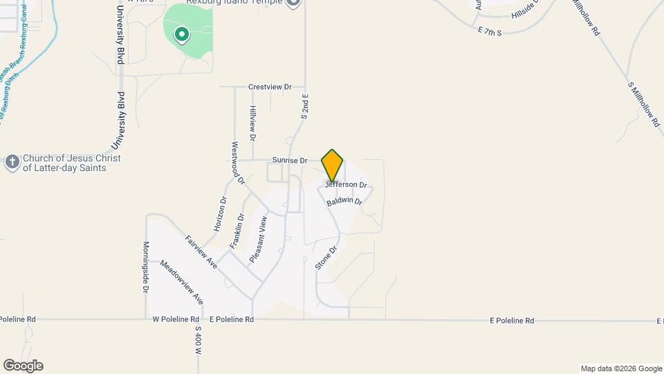 1110 Monroe Ct Map and Location Details