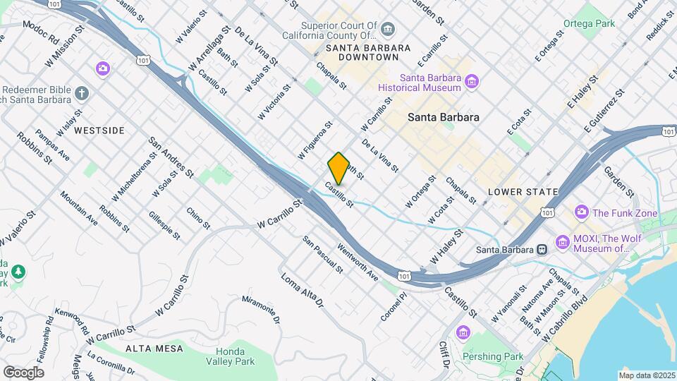 910 Castillo St Map and Location Details