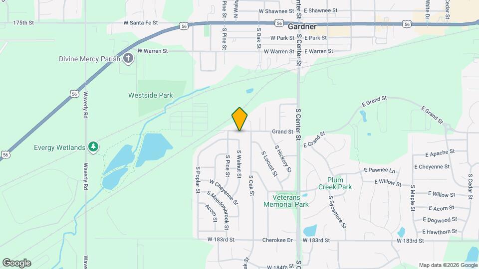 529 S Walnut St Map and Location Details