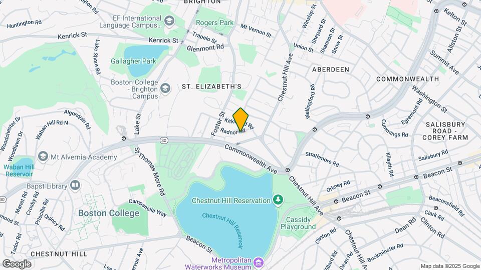45 Radnor Rd, Unit 2 Map and Location Details