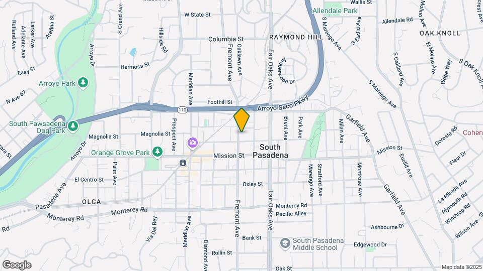 710 Fremont Ave Map and Location Details