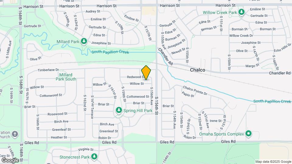 15616 Willow St Map and Location Details