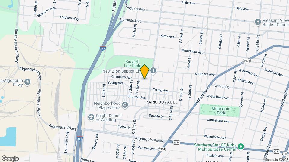 3408 Chauncey Ave Map and Location Details