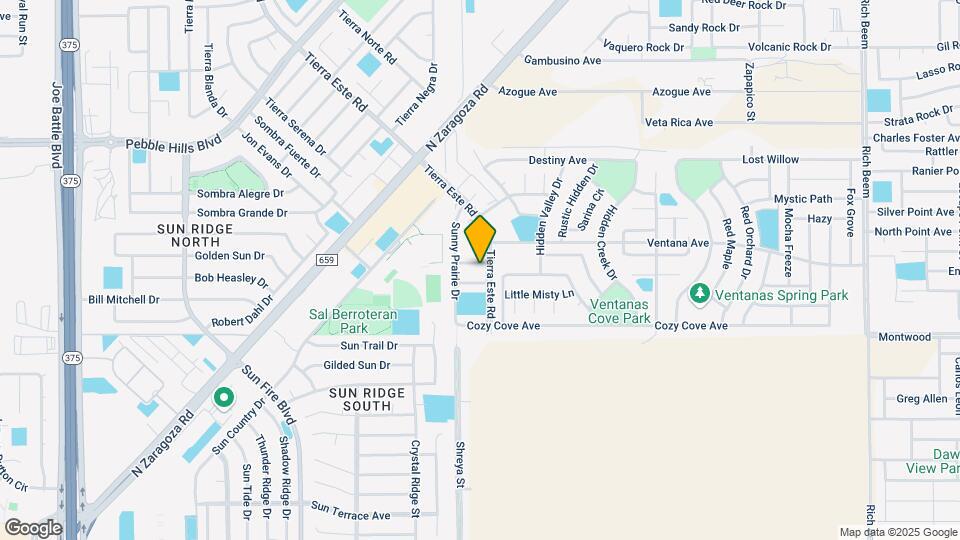 12720 Cozy Prairie Ct Map and Location Details