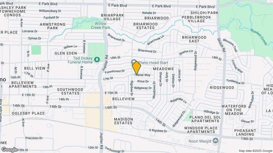 2708 Janet Way Map and Location Details
