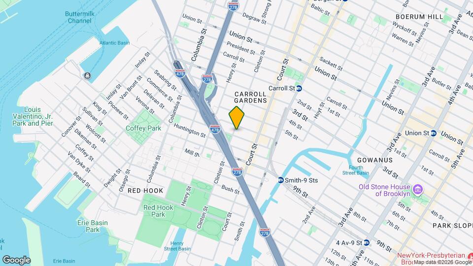 537 Clinton St Map and Location Details