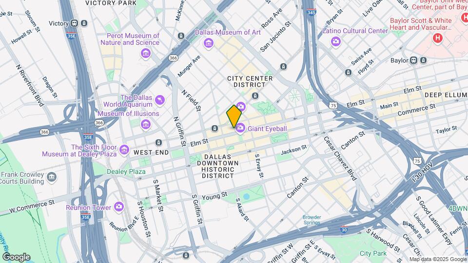 1555 Elm St Map and Location Details