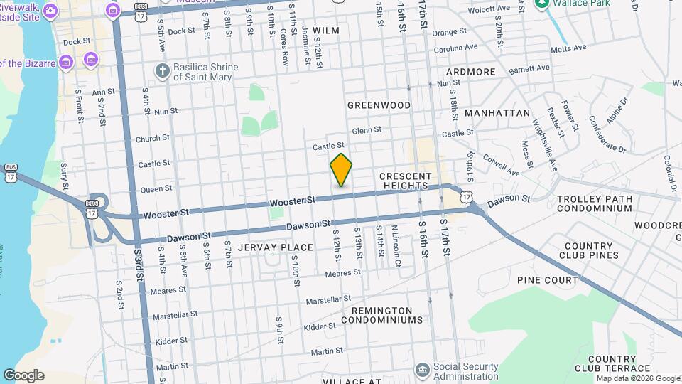 1215 Wooster St Map and Location Details