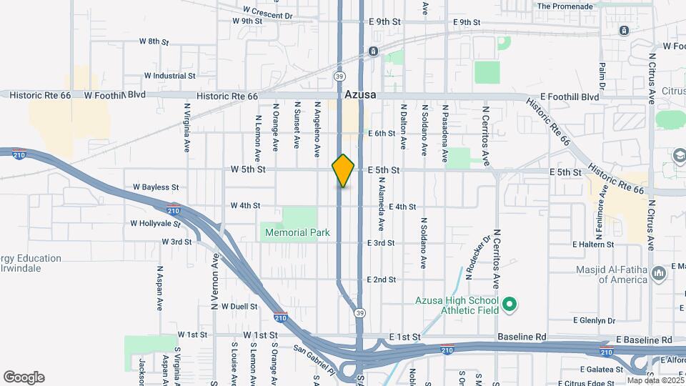 414 N San Gabriel Ave Map and Location Details