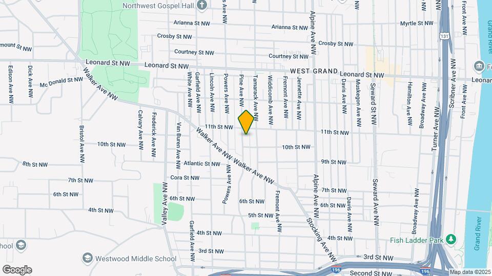 960 Pine Ave NW Map and Location Details
