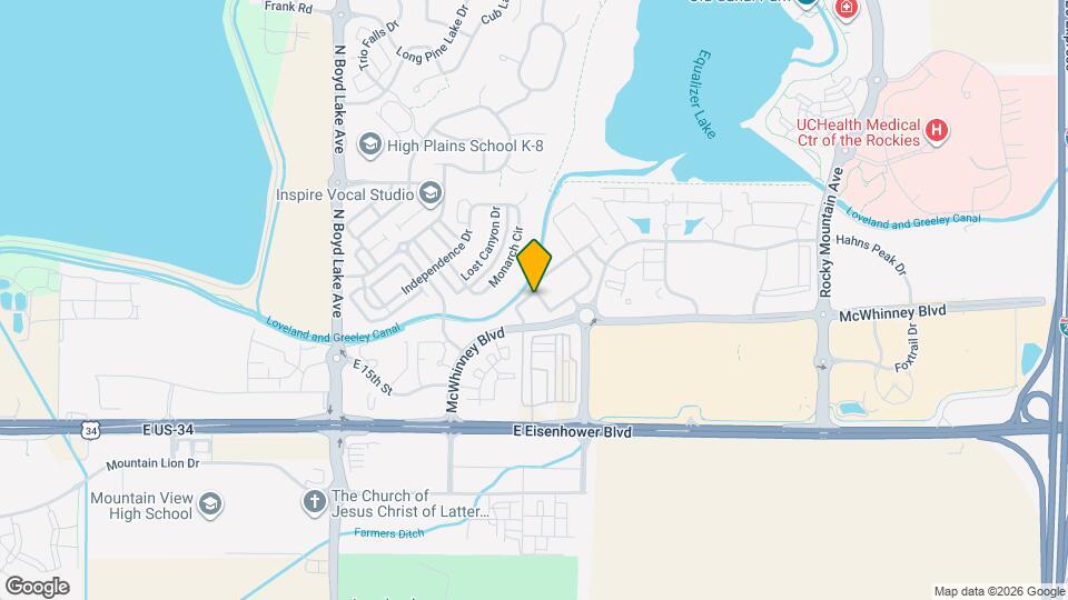 1869 Grays Peak Dr, Unit 103 Map and Location Details