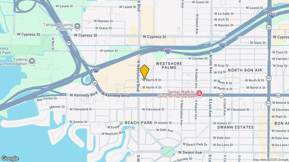 4624 W North B St Map and Location Details