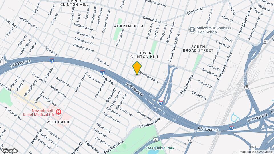 360-362-362 Peshine Ave Map and Location Details