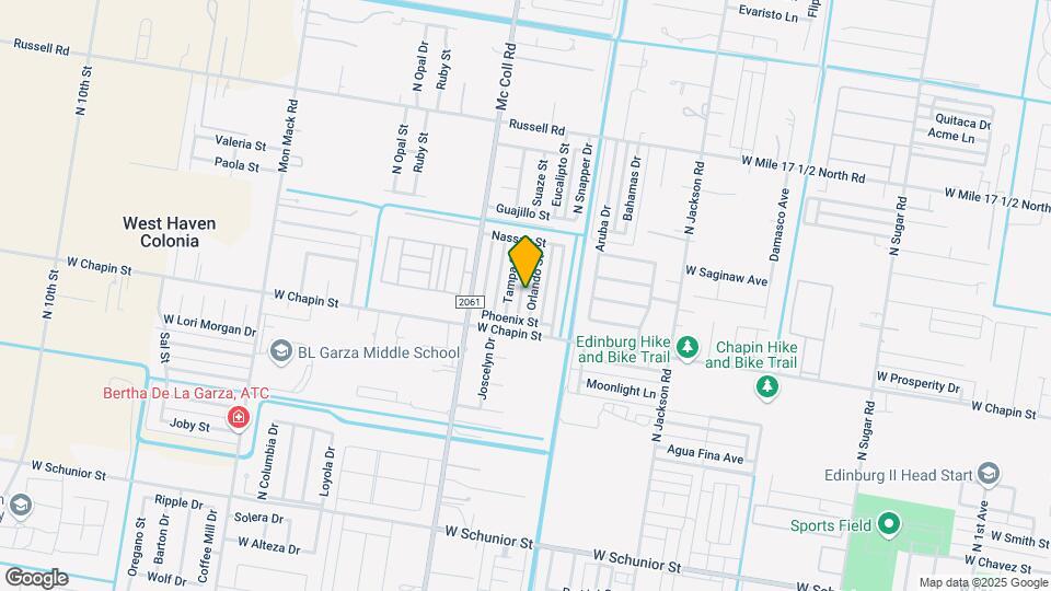 1513 Orlando St Map and Location Details
