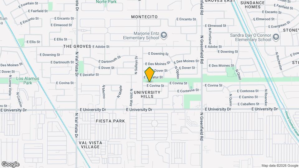 4034 E Covina St Mapa y Detalles de la Ubicación