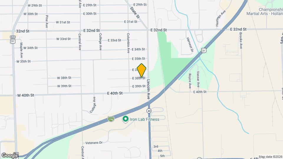 200 E 38th St Map and Location Details