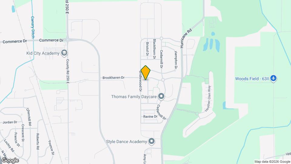 2192 Olympia Dr Mapa y Detalles de la Ubicación