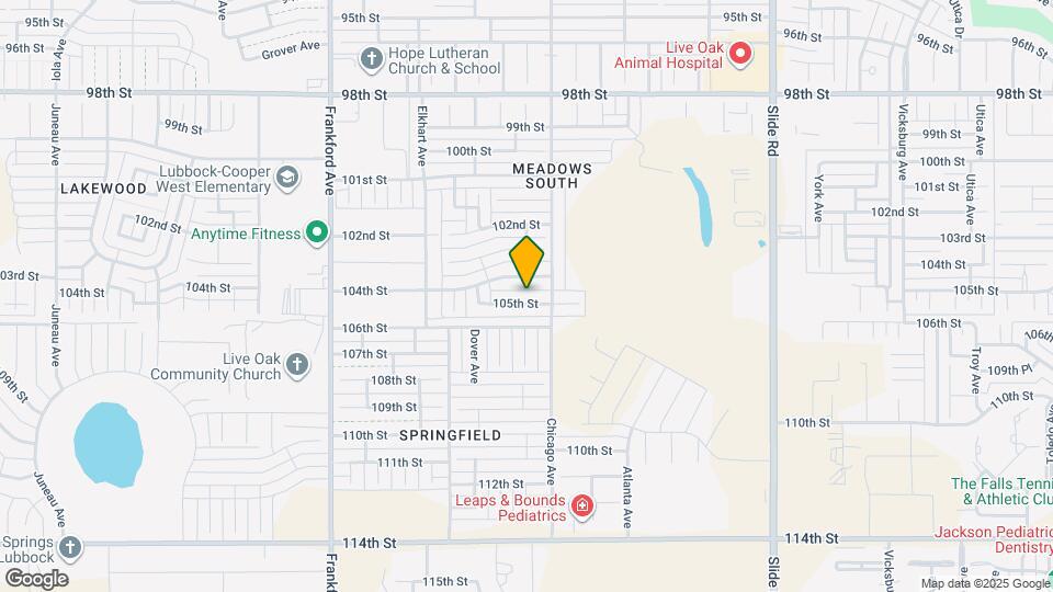 5510 105th St Map and Location Details