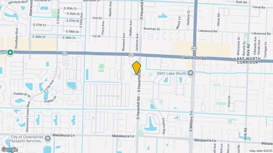 4205 S Haverhill Rd Map and Location Details