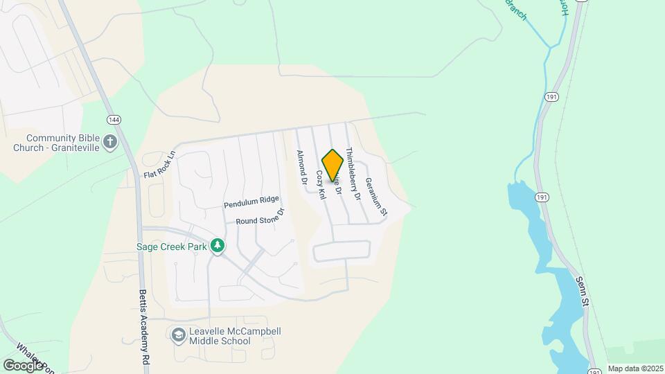 1077 Sapphire Dr Map and Location Details