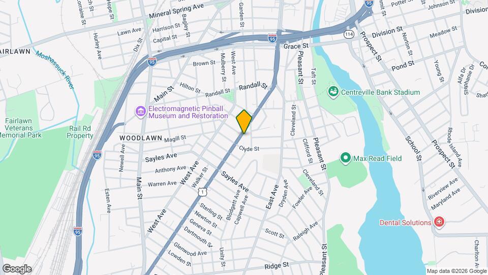 314 Pawtucket Ave Map and Location Details