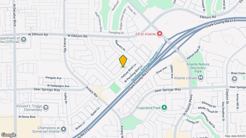 3625 Alcantara Ln Map and Location Details