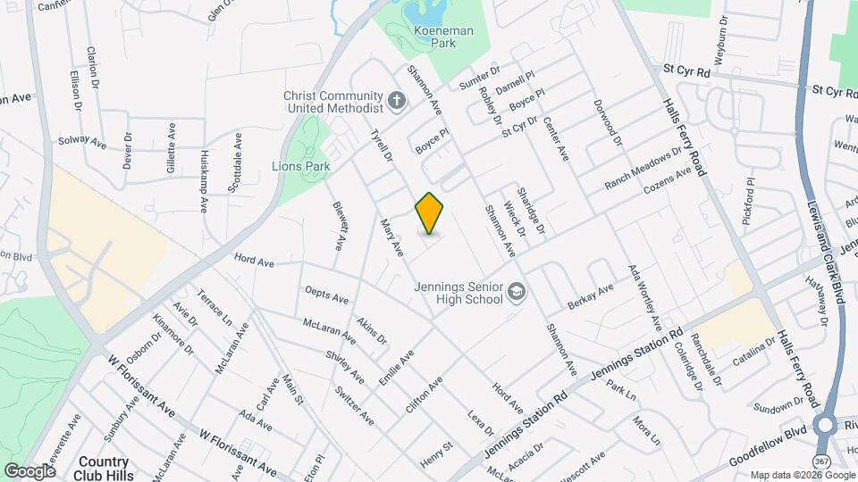 1 Lamar Dr Mapa y Detalles de la Ubicación