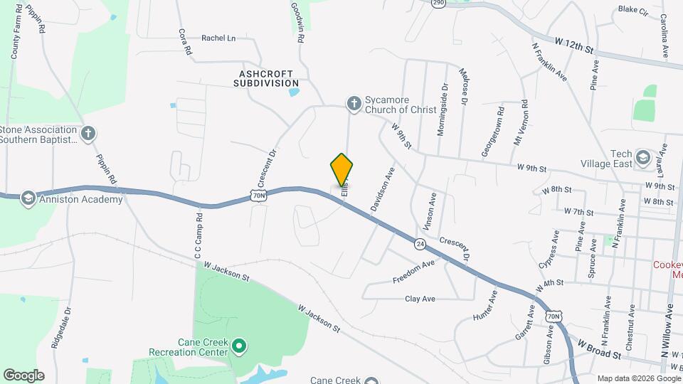 350 Ellis Ave Map and Location Details