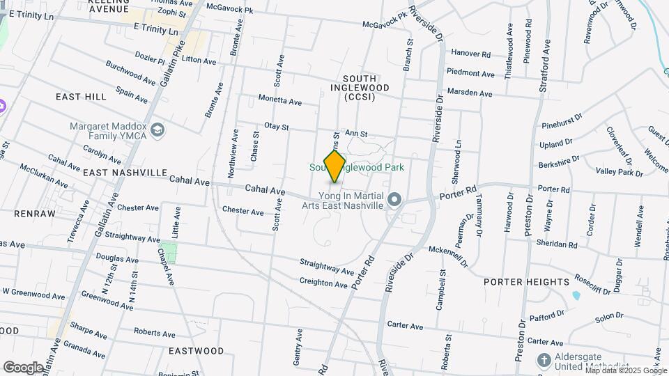 2109 Burns St Mapa y Detalles de la Ubicación