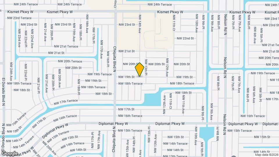 1406 NW 19th St Map and Location Details