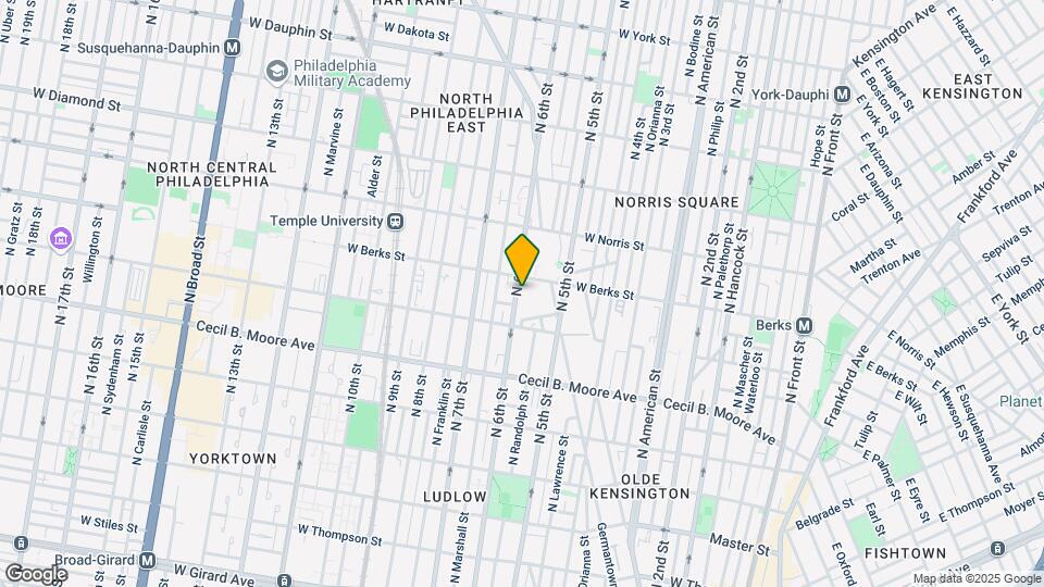 1839 N 6th St Mapa y Detalles de la Ubicación