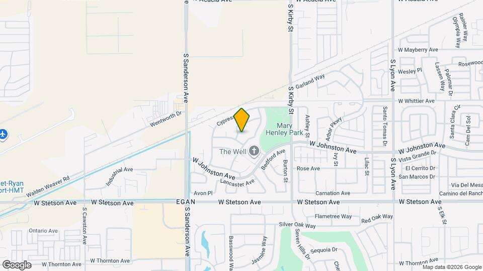 856 Harrow St Map and Location Details