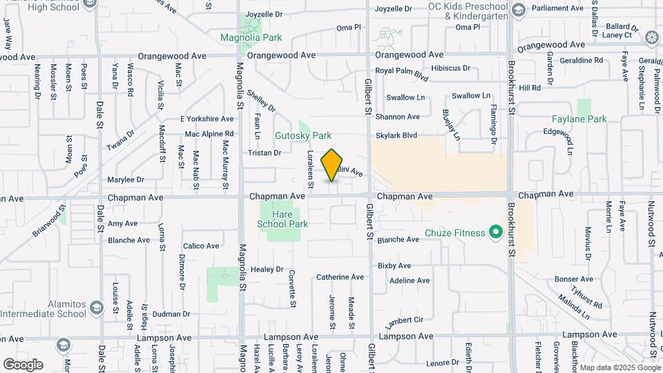 9301-9305 Chapman Ave Map and Location Details