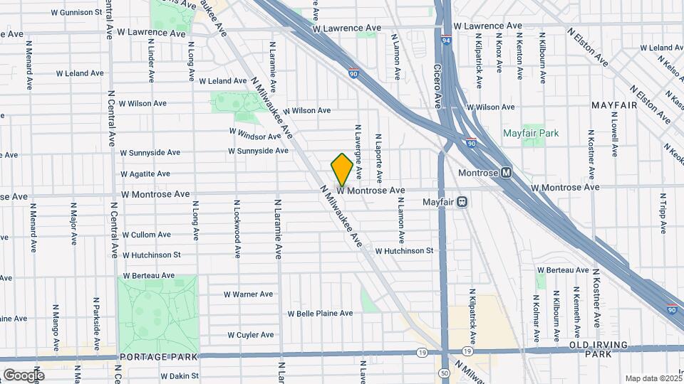 5037 W Montrose Ave Map and Location Details