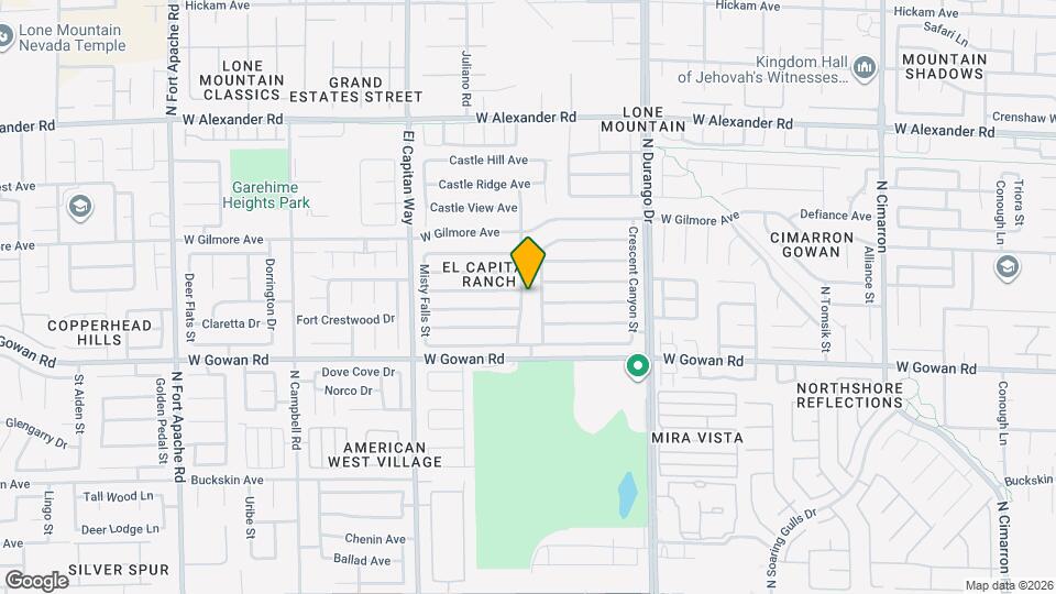 3636 Beacon Point St Map and Location Details