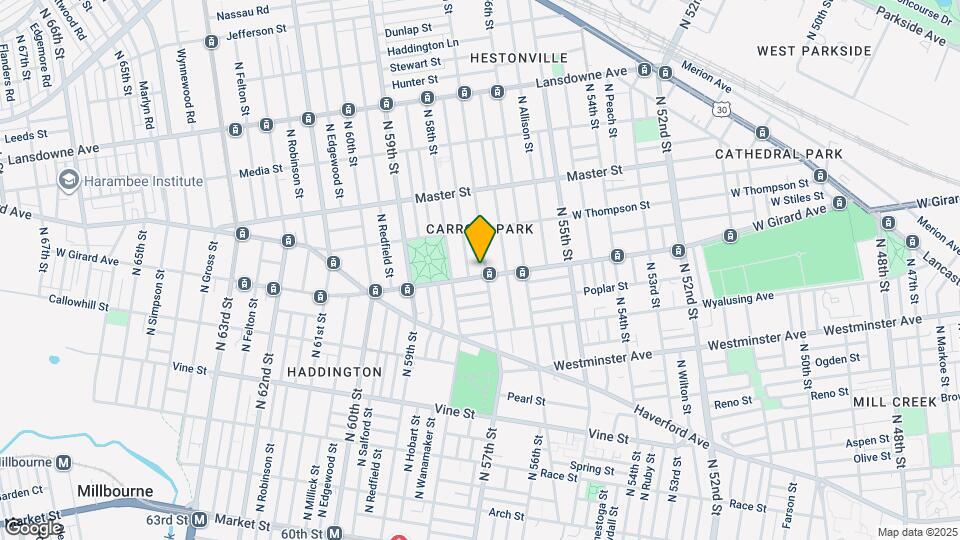 5703 W Girard Ave Map and Location Details