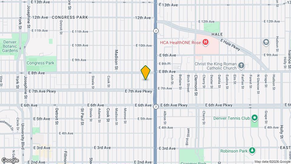741 Harrison St Map and Location Details