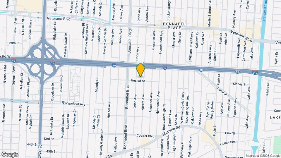 1611 Hesiod St Map and Location Details