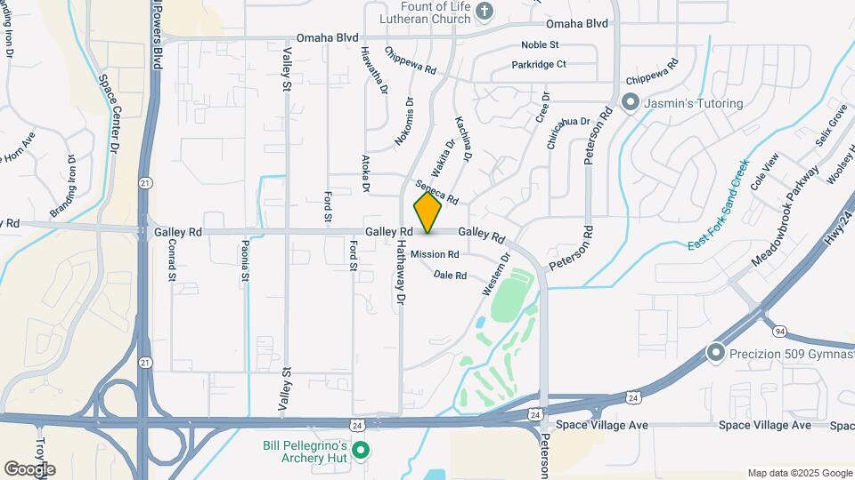 6733 Galley Rd Map and Location Details
